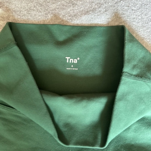 TNA Green High-Waisted Bike Shorts - Picture 3 of 4